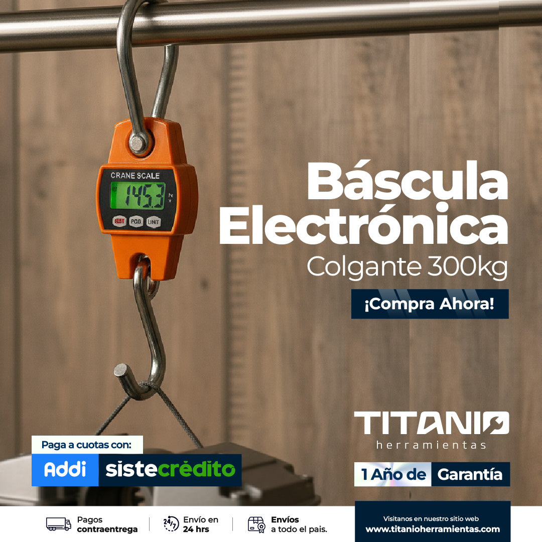 Dinamómetro Báscula de Colgar 300kg