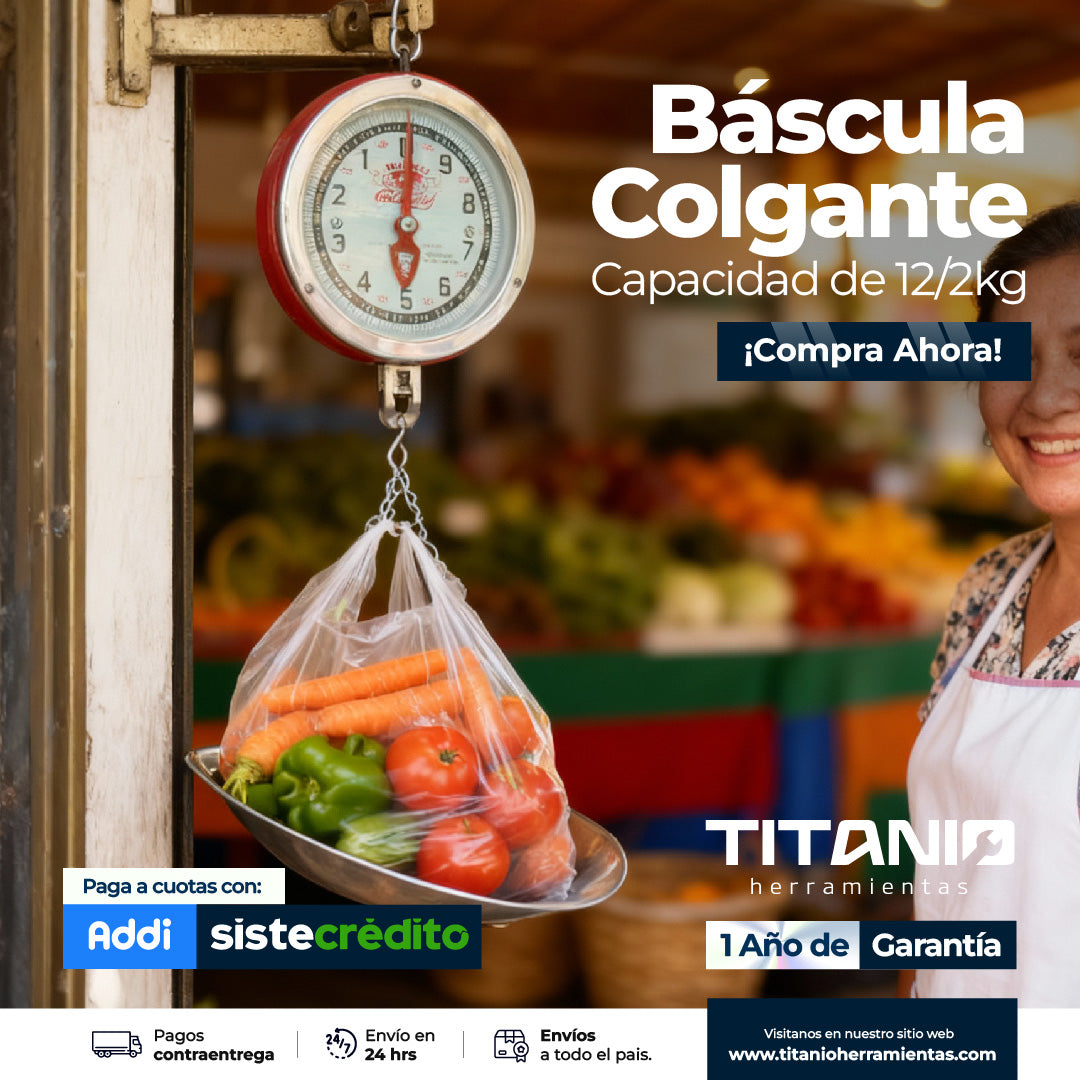 Balanza Mecánica Colgante 25 Lb