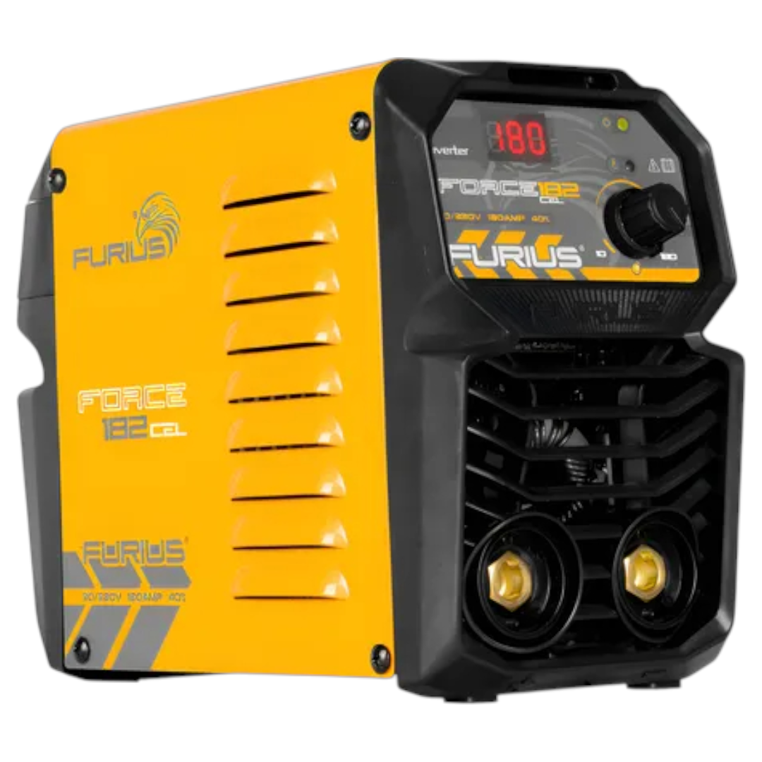 Soldador Inversor 180a 110/220v Furius Mini Fix Fw182 Cel