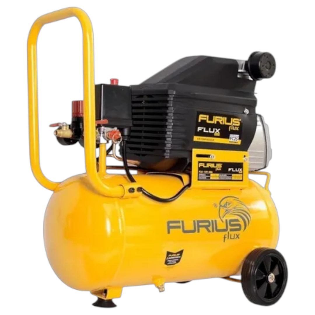 Compresor casero Furius Fc25, 2.0 Hp, 25 Litros, 115 Psi