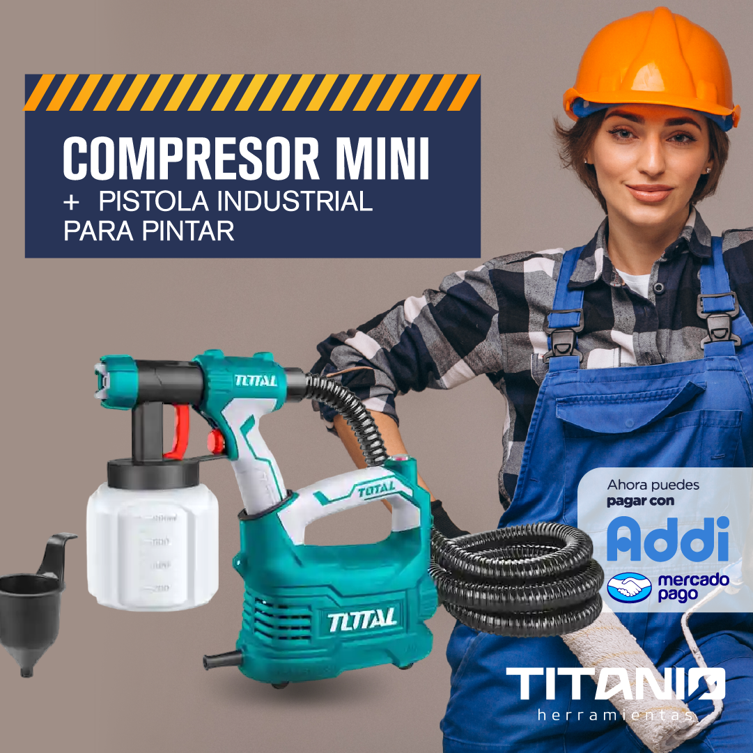 Pistola Pintar 550w Compresor Soplador 800ml