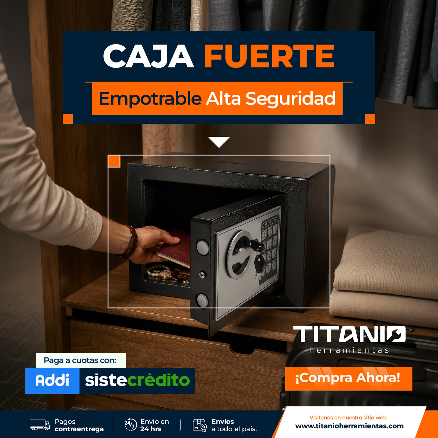 Caja fuerte Digital para Hogar o Oficina