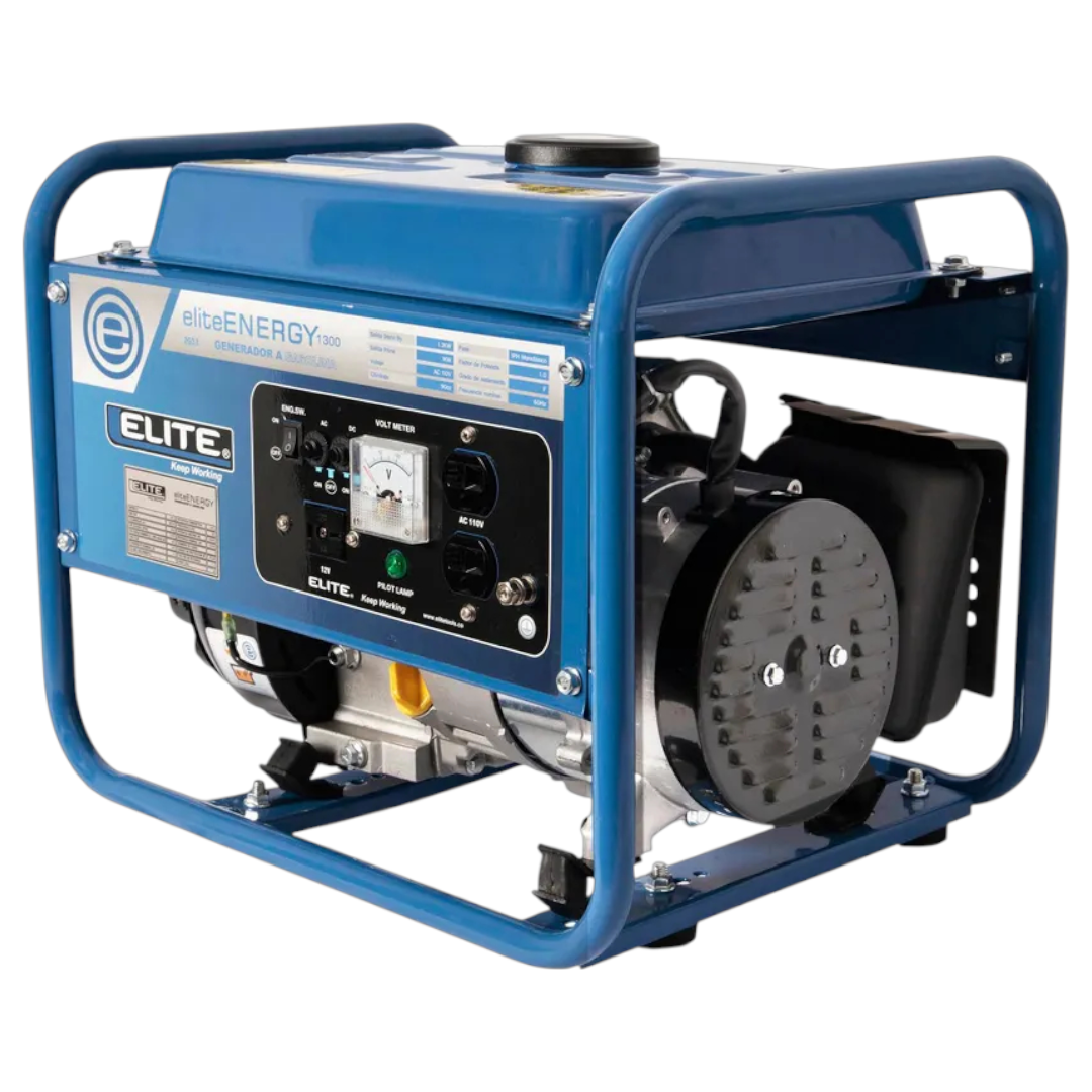 Planta Eléctrica Portátil Gasolina 1.3kw 110v Elite