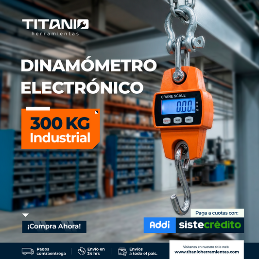 Dinamómetro Báscula de Colgar 300kg