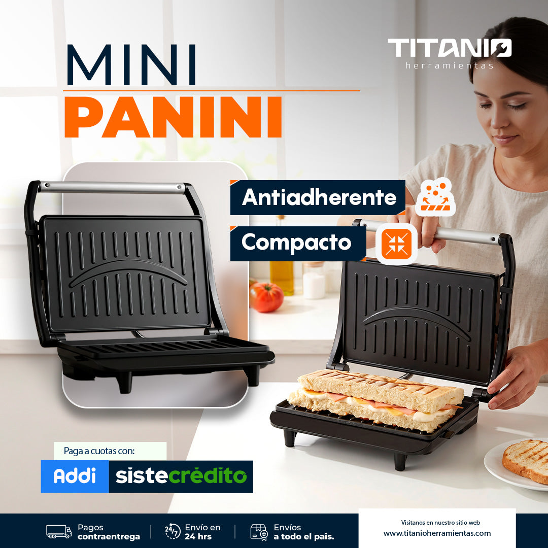 Sandwichera Mini Panini Universal Sonrisa