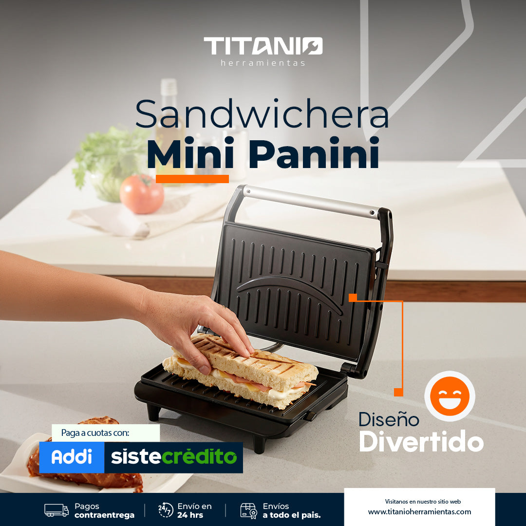 Sandwichera Mini Panini Universal Sonrisa