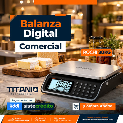 Balanza Digital Comercial ROCHI 30KG