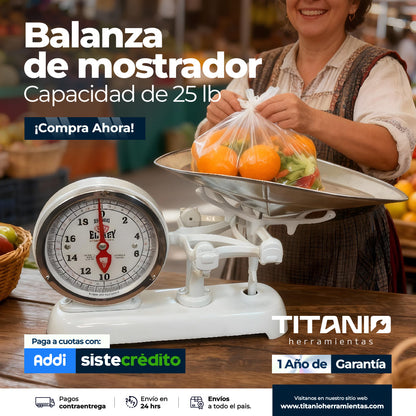 Balanza Mecánica 25Lb