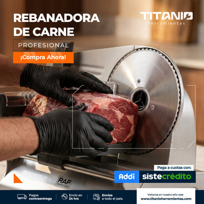 Picadora y Rebanadora Eléctrica para carnes y jamones