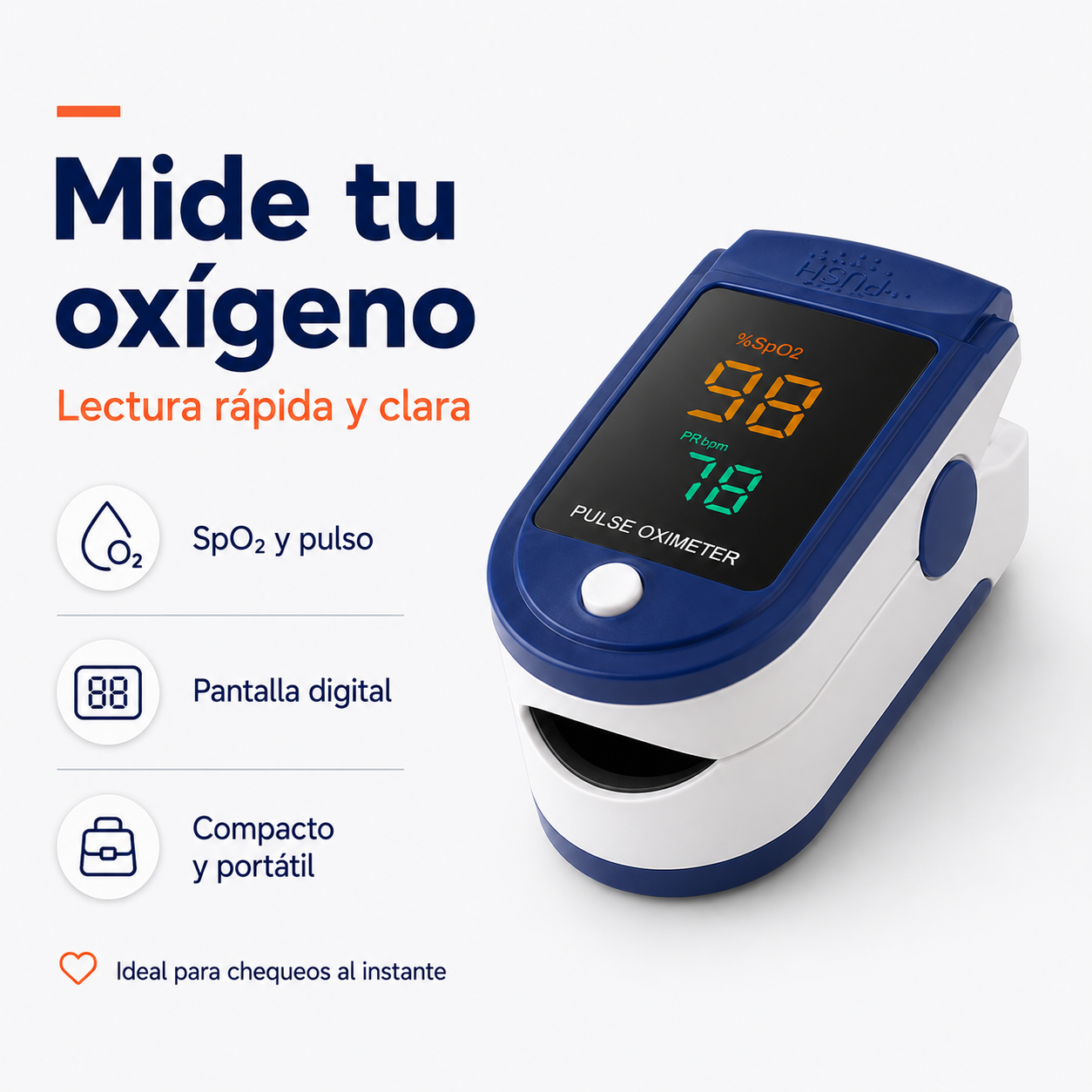 Tensiómetro digital con altavoz + oxímetro de pulso + glucómetro | Combo Kit de salud en casa.