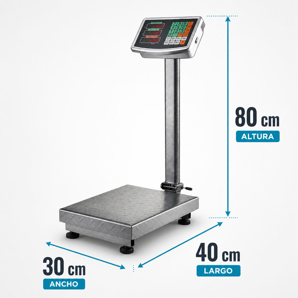 Báscula Digital 200KG Recargable