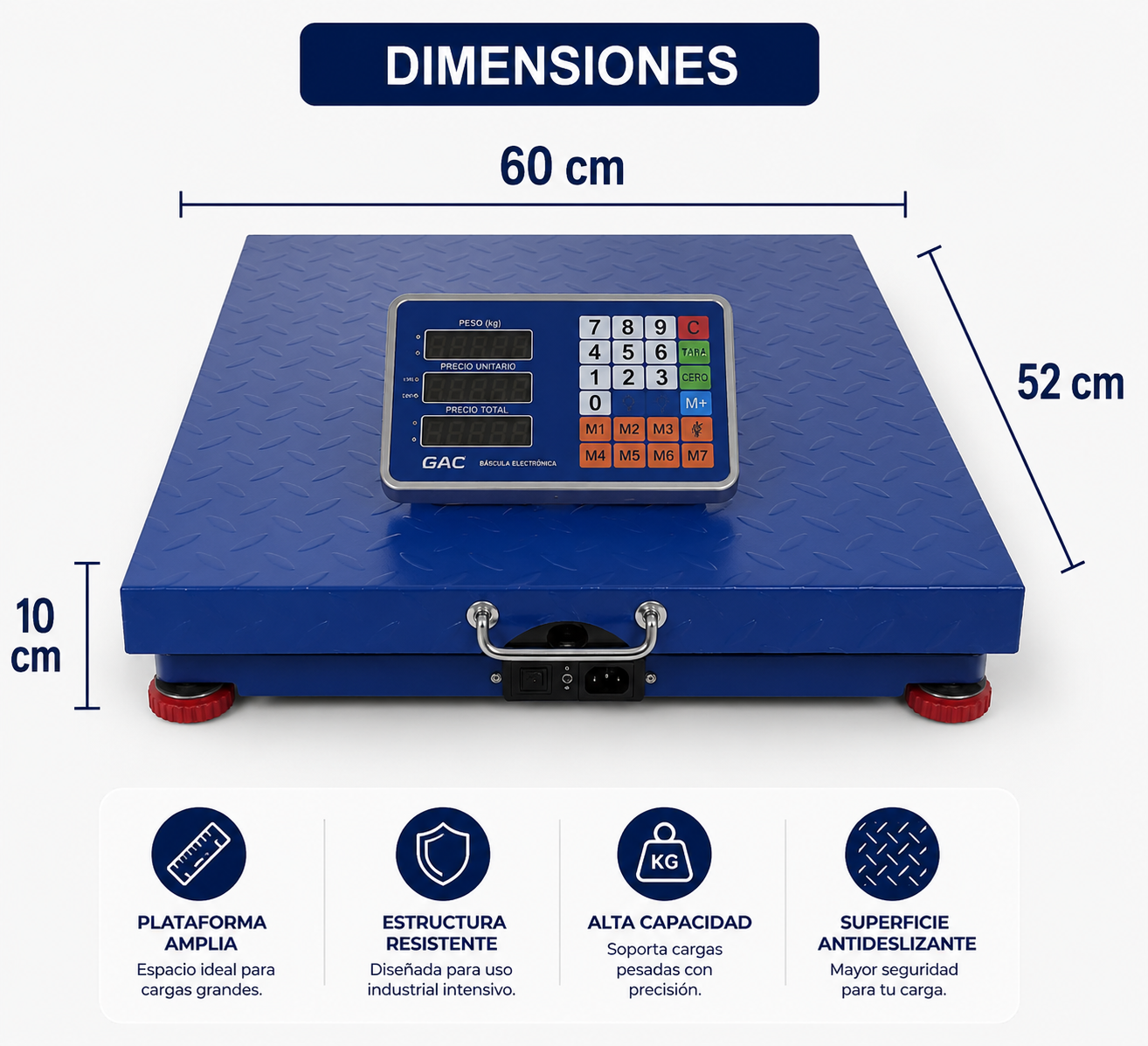 Balanza Plataforma Inalámbrica de 400KG