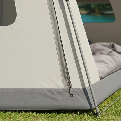 Carpa Familiar Tipo Cabaña Impermeable Para 4 Personas