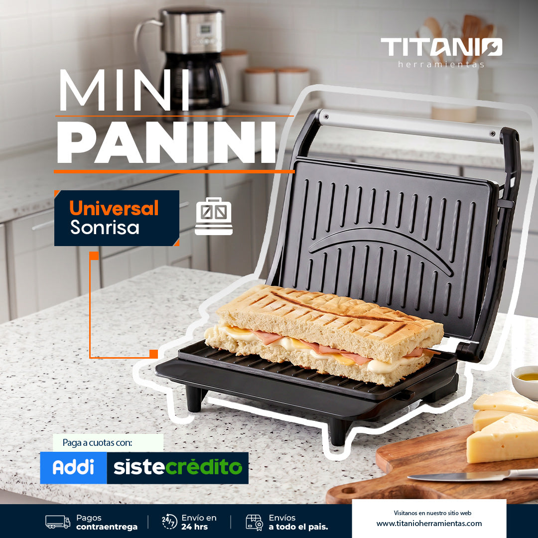 Sandwichera Mini Panini Universal Sonrisa