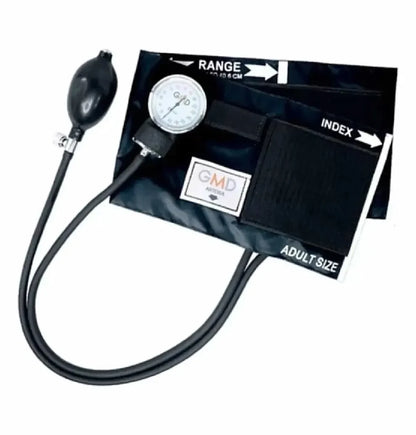 Kit de enfermería GMD Tensiómetro, Fonendoscopio + Oxímetro + Termómetro + Torniquete Elástico