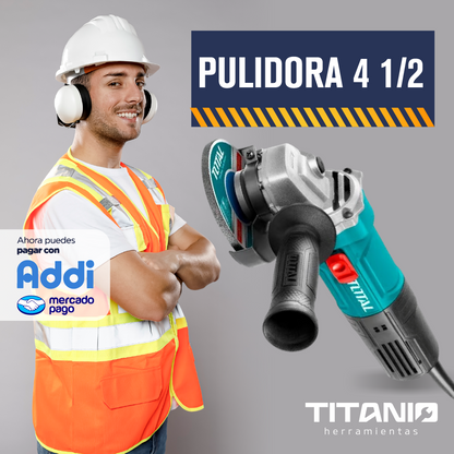 Pulidora 4 1/2 Industrial Total 750w 120v Super Select 👷✅🧱