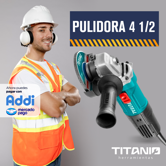 Pulidora 4 1/2 Industrial Total 750w 120v Super Select