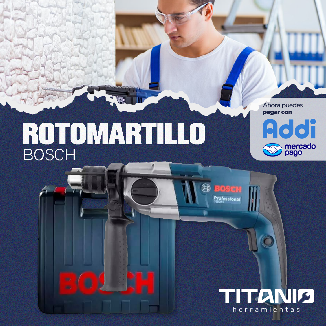 Taladro Rotomartillo Bosch 650w 👷