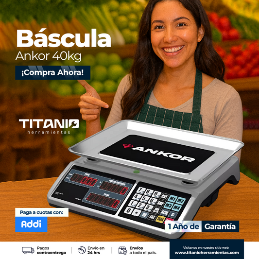 Balanza electrónica ANKOR 40kg