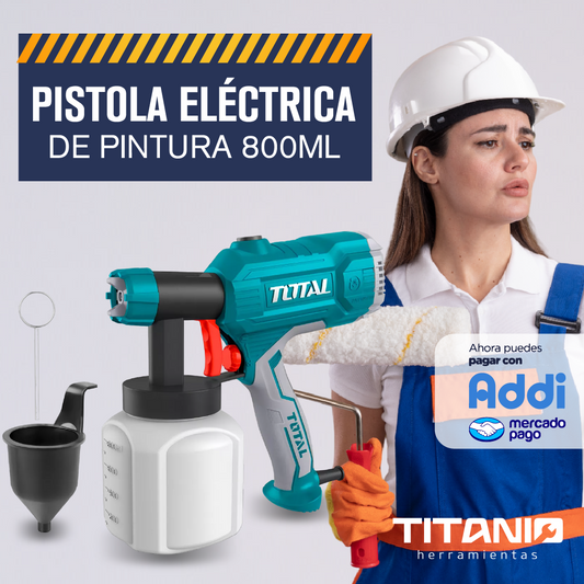 Pistola Para Pintar 800ml 450w Profesional 110v Agua/aceite