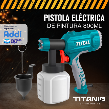 Pistola Para Pintar 800ml 450w Profesional 110v Agua/aceite