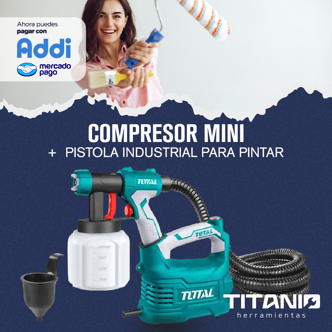 Pistola Pintar 550w Compresor Soplador 800ml Paint Zoom Pro 🎨👷