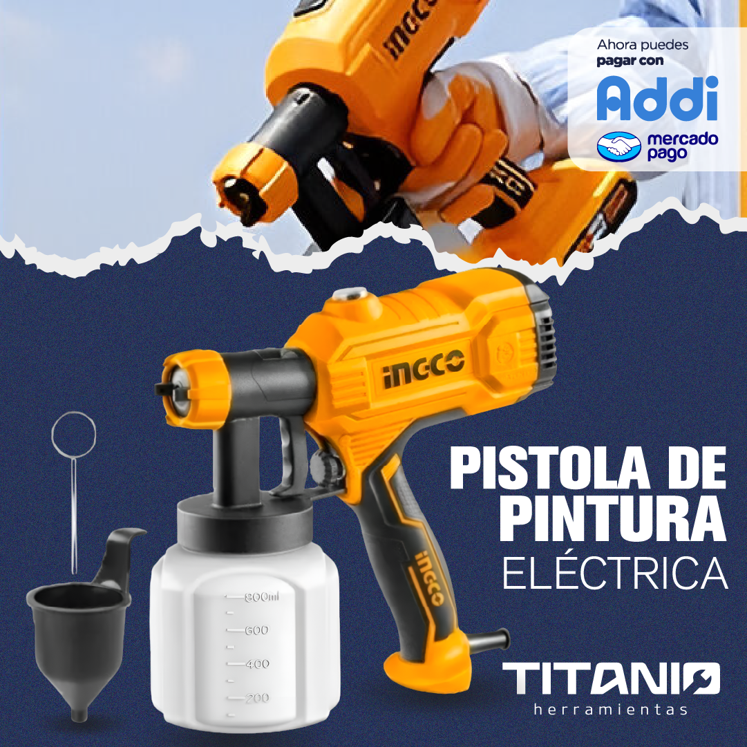 Pistola De Pintar 110/120v 50/60hz 450w INGCO 110V - 120V 🎨👷