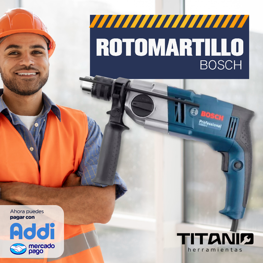 Taladro Rotomartillo Bosch 650w 👷