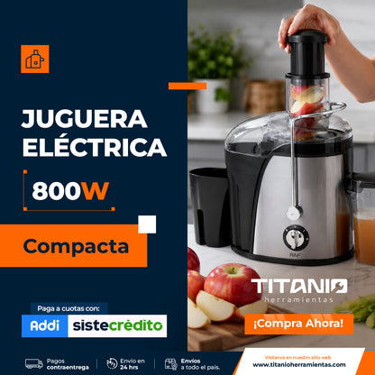 Extractor de jugos con Recolector de pulpa