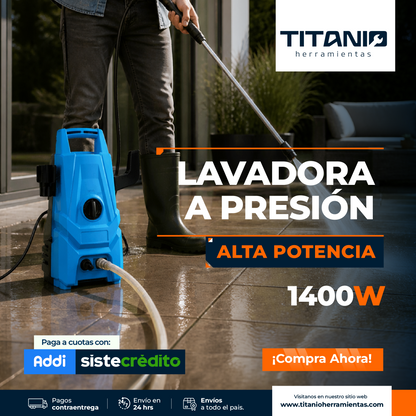 Hidrolavadora Portátil Eléctrica 1740 PSI