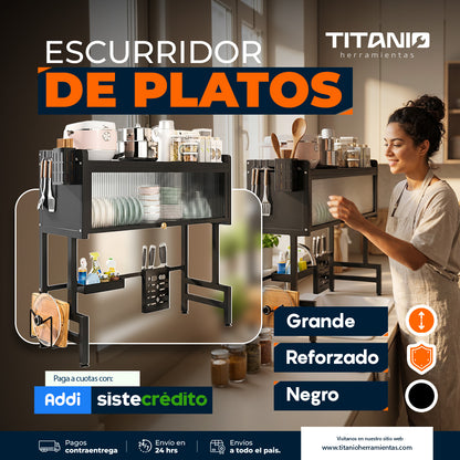 Escurridor de platos de 1 Set