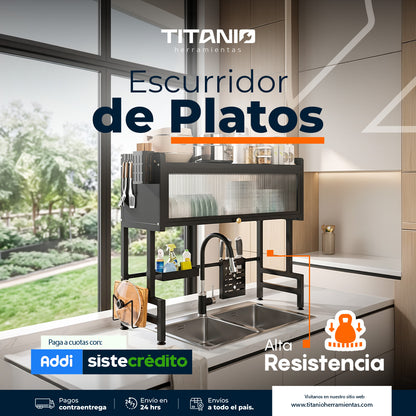 Escurridor de platos de 1 Set