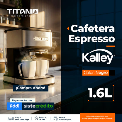 Cafetera Expresso 1.6 L  Kalley