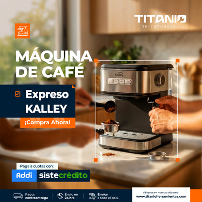 Cafetera Expresso 1.6 L  Kalley