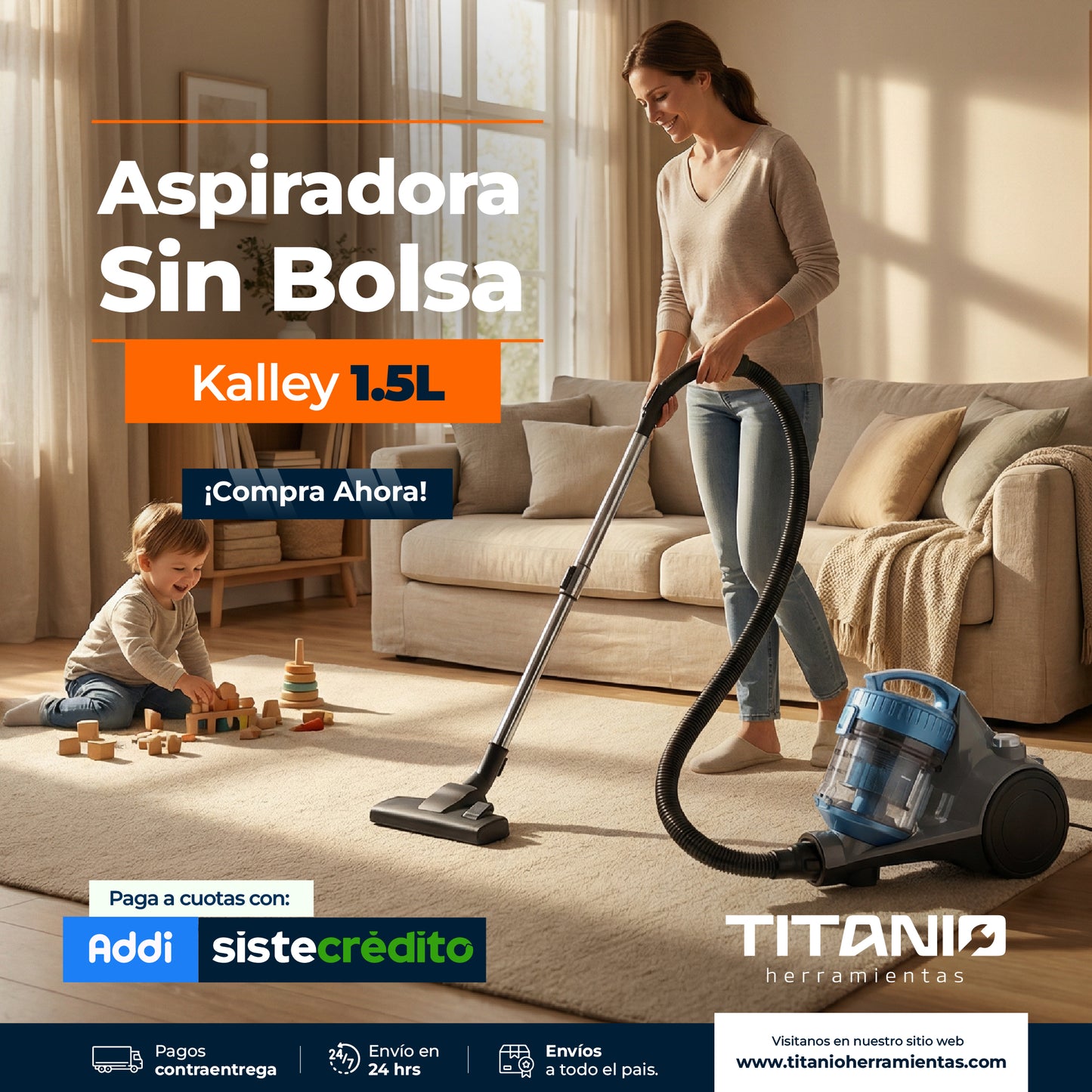 Aspiradora Ciclónica Kalley