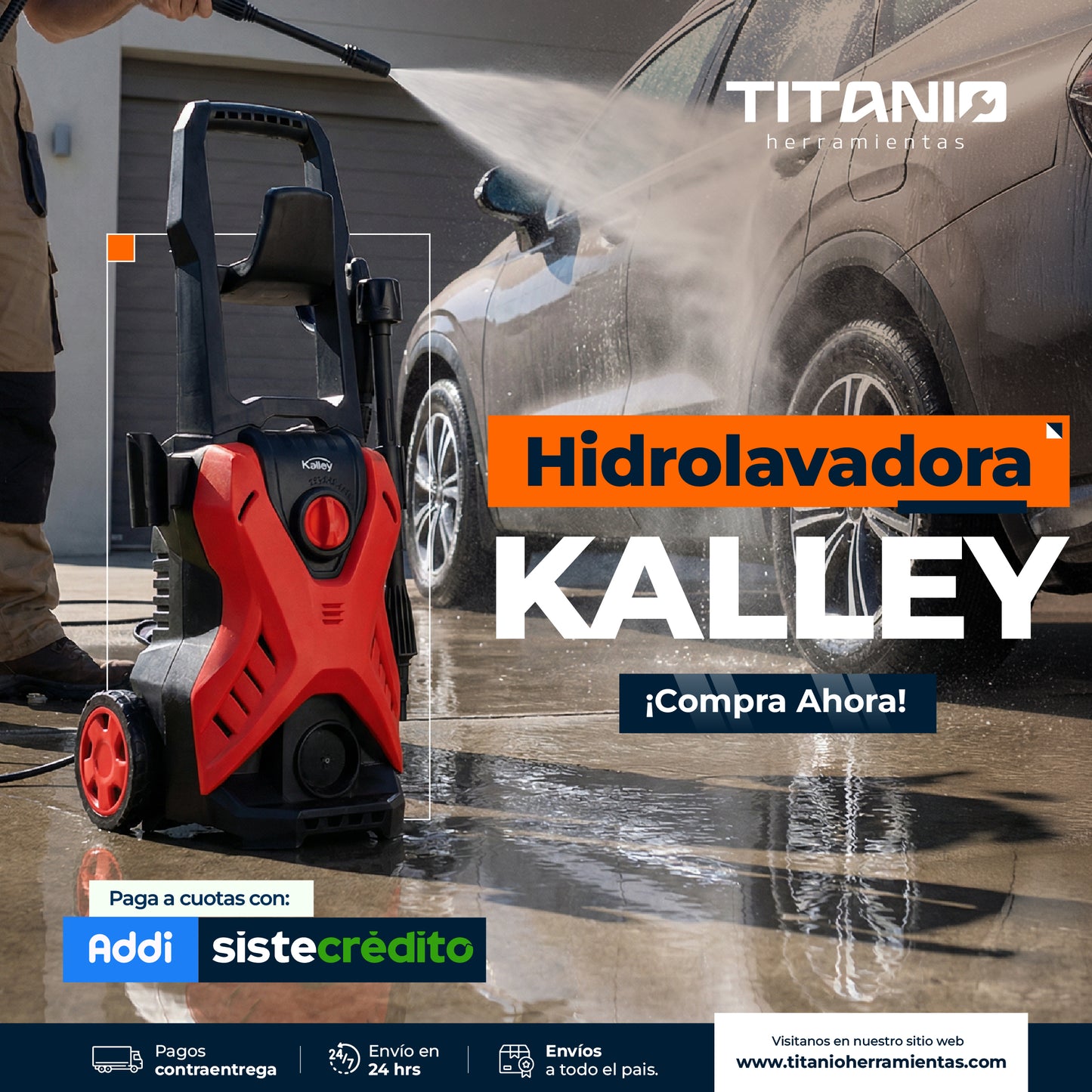 Hidrolavadora a presión Kalley