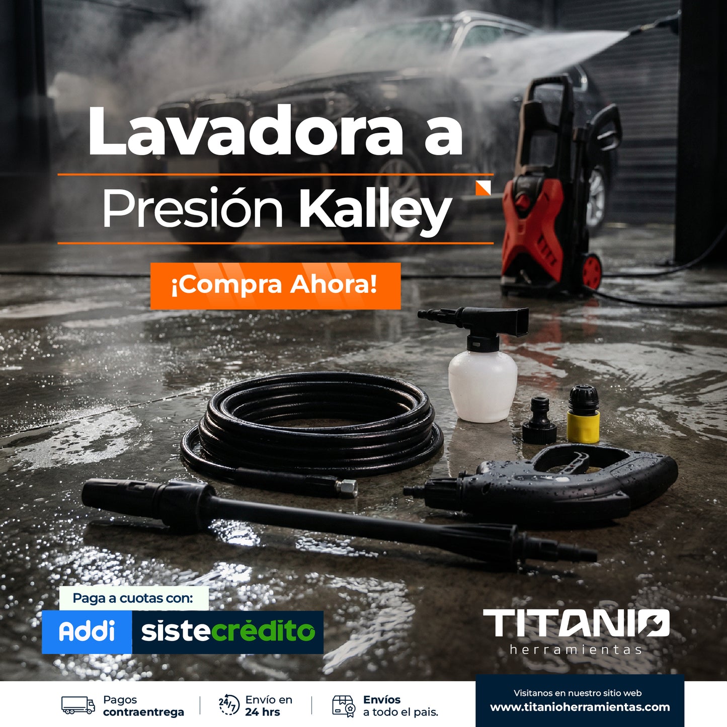 Hidrolavadora a presión Kalley