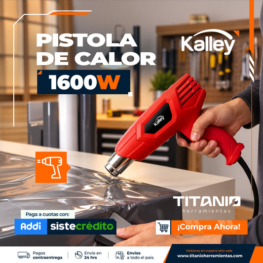 Pistola de Calor 1600W  Kalley