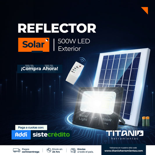 Reflector solar para exterior 500W