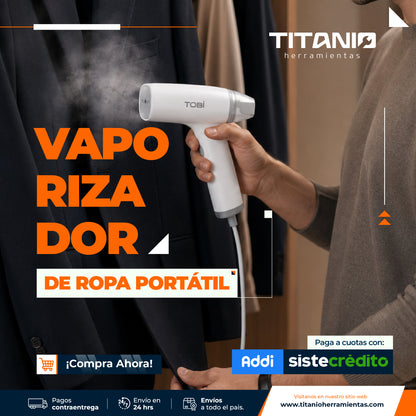 Plancha Vaporizadora Portátil Plegable