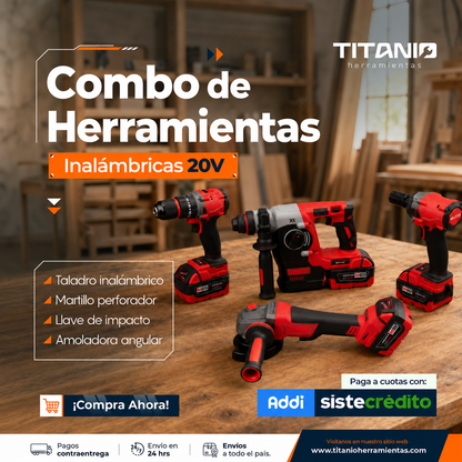 Combo de herramientas eléctricas inalámbricas