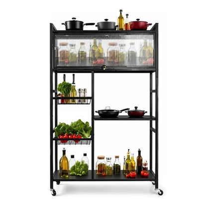 Estante Organizador Multiusos metálico | 3 Niveles con ruedas