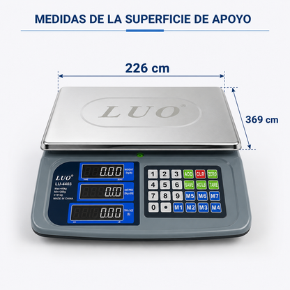 Báscula digital recargable 40 KG