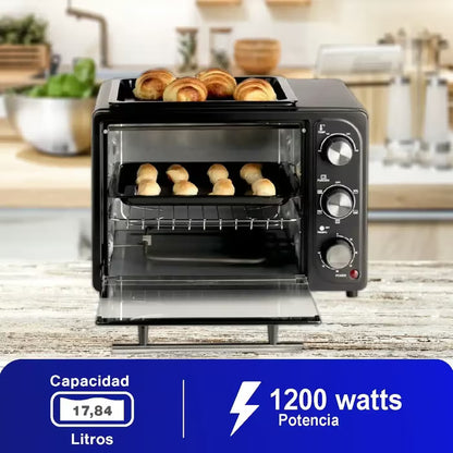 Horno Tostador Kalley 18 Litros 1200W