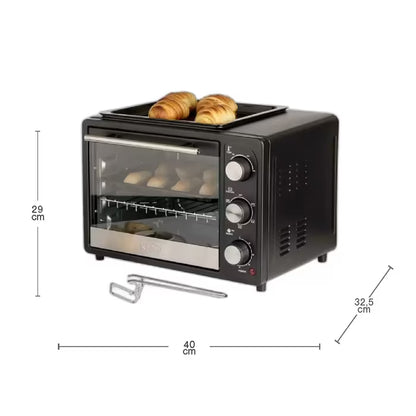 Horno Tostador Kalley 18 Litros 1200W
