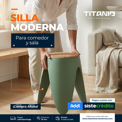 Sillas minimalista diseño moderno plastico PP