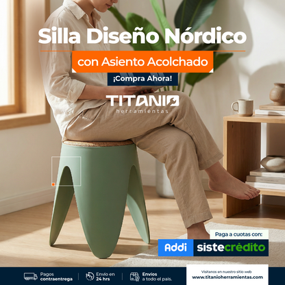 Sillas minimalista diseño moderno plastico PP