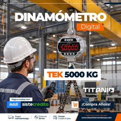 Dinamómetro Digital TEK 5 Toneladas