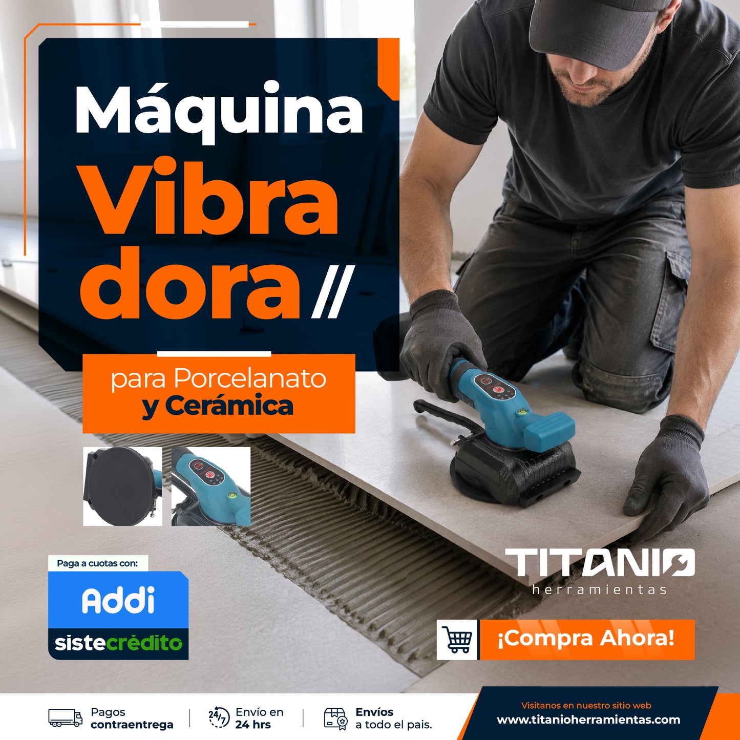 Vibrador Eléctrico de Concreto