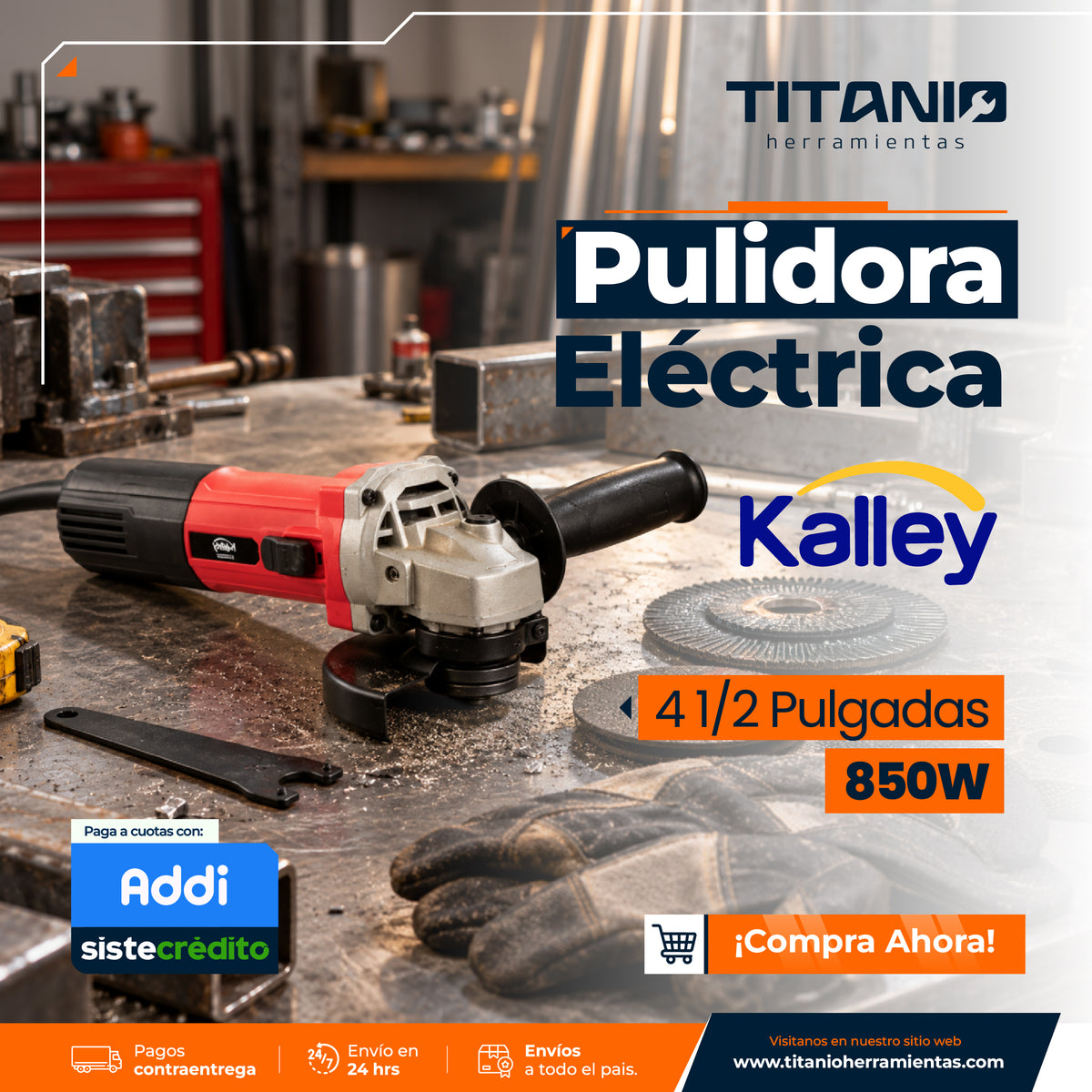 Pulidora Angula Electrica Kalley